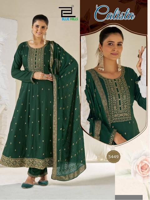 Blue hills calista anarkali daily wear kurtis wholesale